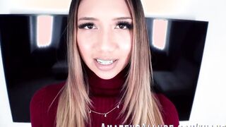 KIMORA QUIN LOVES THE FEELING OF A PENIS DOWN HER THROAT