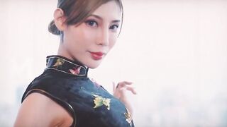 Cheongsam Asian Amateur Cheats On Hubby For His Best Friend