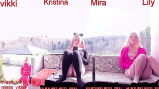 four bitches took the mountain air can't help themselves Misss Vikki