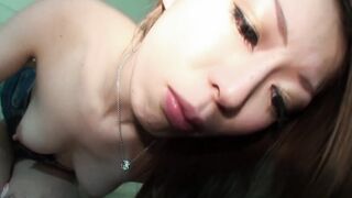 Japanese unshaved housewife went to her first porn casting UNCENSORED TAPE 8