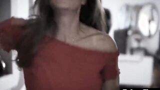 Agoraphobic milf plowed rough by house intruder