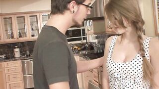 Hottie amerikan blonde teenie(eighteen+) gets her backdoor busted by long white cock