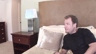 sexy looking amerikan mom gets her vagina drilled rough by huge white cock