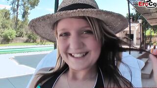 German Reporter pick up 18yo tourist 19 Yo at mallorca beach