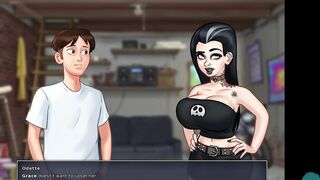 SUMMERTIME SAGA #152 • Covering her thicc booty with sexy jizz