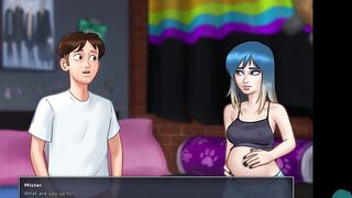 SUMMERTIME SAGA #152 • Covering her thicc booty with sexy jizz