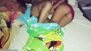 Wifey sets up a concealed camera because she knows her hubby is unfaithful to her with his sister at night / discovers that he even fucks her into the same bed / LeandroZimmer / ChloeBearwolf