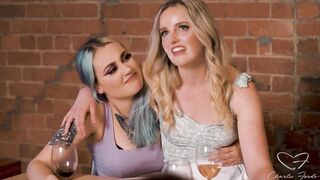 TEASER: Charlie invites her friends for dinner which ends up inside a filthy group sex!
