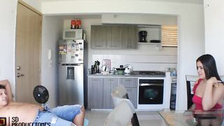 FREAKY STEP SISTER EXPERIENCING NEW THINGS- SPANISH PORN