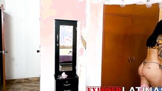 ExposedLatinas - My cousing offer a rubs and he fucks me - Salome Gil
