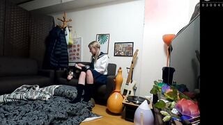 Amateur Student Cummed - Melody Hiina Marks - Pink Nipples x Jizzed to be Nice