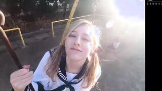Amateur Student Cummed - Melody Hiina Marks - Pink Nipples x Jizzed to be Nice