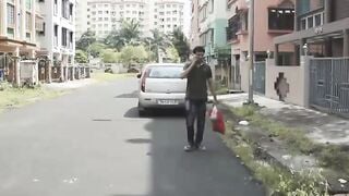 Long hair Indian house wife affair with Nokar