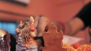 Long hair Indian house wife affair with Nokar