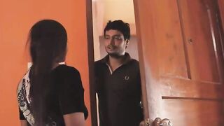 Long hair Indian house wife affair with Nokar