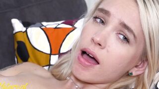 French Stepmom & Step Daughter Share a Penis Inside Anal 3Some