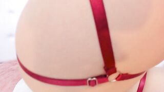 masturbation with fingering inside the booty
