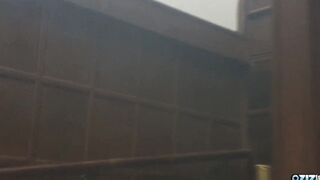 2 masked blonde girls enjoy fucking with the same dude