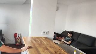 I caught my stepfather masturbating and I did the same, anal masturbation and double penetration on