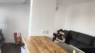 I caught my stepfather masturbating and I did the same, anal masturbation and double penetration on