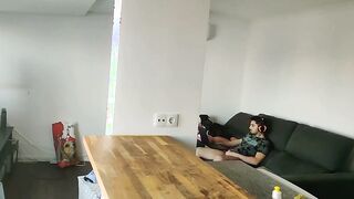 I caught my stepfather masturbating and I did the same, anal masturbation and double penetration on