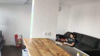 I caught my stepfather masturbating and I did the same, anal masturbation and double penetration on