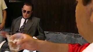 Mafia boss orders women to suck off the boys