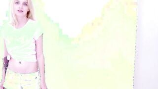 Small 18 yo with thin body gets banged! at audition