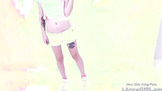 Small 18 yo with thin body gets banged! at audition
