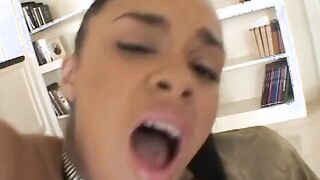 African peacherino plays with vibrator waiting for new gf with big african rod