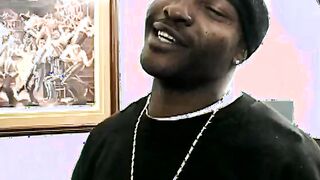 Ebony women inside school outfit riding huge african penis and takes a load on her face
