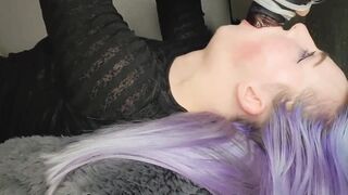 Intense Deepthroating Skillz Showing Off Throat Distention Bad Dragon Chance