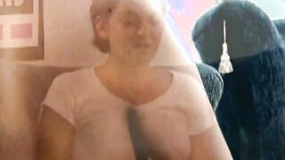 Bombshell cutie with plump hooters gets screwed into motel room