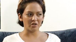 Bombshell cutie with plump hooters gets screwed into motel room
