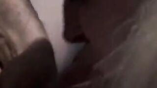 Oral Sex inside the toilet