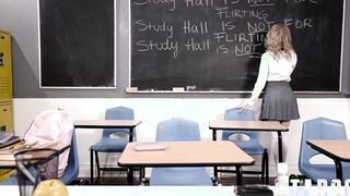 Sensual School Girl Asks for Extra Detention Lola Fae, Lucky Fate