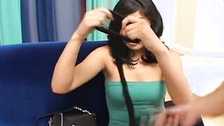 I went to a casting call for a camgirl and ended up getting fuck by 2