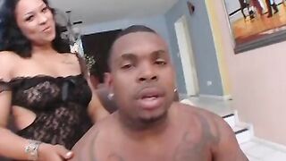 Fellow fucks african butt Bae inside sexsual orange underwear
