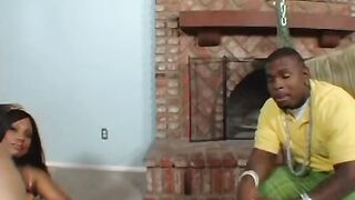 Fellow fucks african butt Bae inside sexsual orange underwear