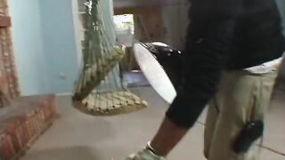 Fellow fucks african butt Bae inside sexsual orange underwear