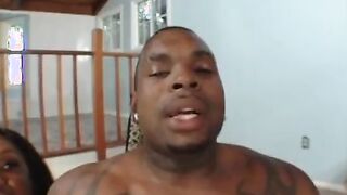 Fellow fucks african butt Bae inside sexsual orange underwear
