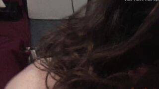 Licking your butt gave me no chance! Pov booty licking