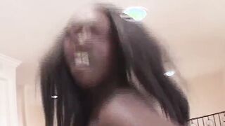 babe Ebony - Tequila loves feeling a nice huge african penis inside