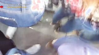 Mature man Stuck and Groping mom's huge Butt into Music Concert into Mexico