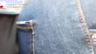 Mature man Stuck and Groping mom's huge Butt into Music Concert into Mexico