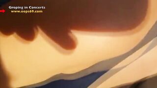 Mature man Stuck and Groping mom's huge Butt into Music Concert into Mexico