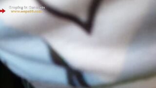 Mature man Stuck and Groping mom's huge Butt into Music Concert into Mexico