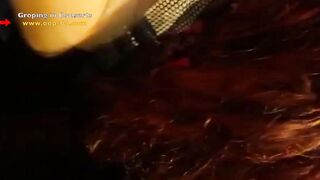 Mature man Stuck and Groping mom's huge Butt into Music Concert into Mexico