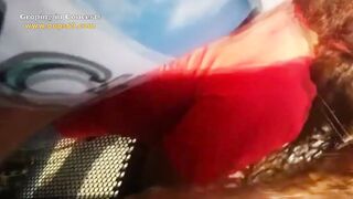 Mature man Stuck and Groping mom's huge Butt into Music Concert into Mexico