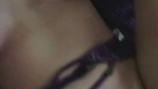 Adorable blonde mom Goddess ride ebony hunks cock into bed